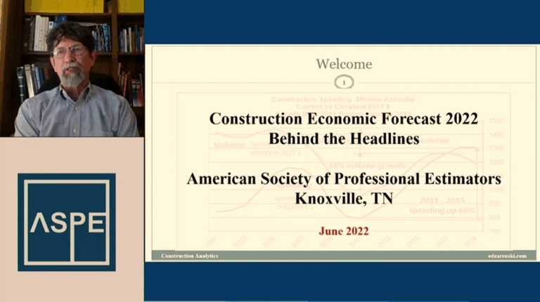 Construction Economic Forecast 2021 - Behind the Headlines