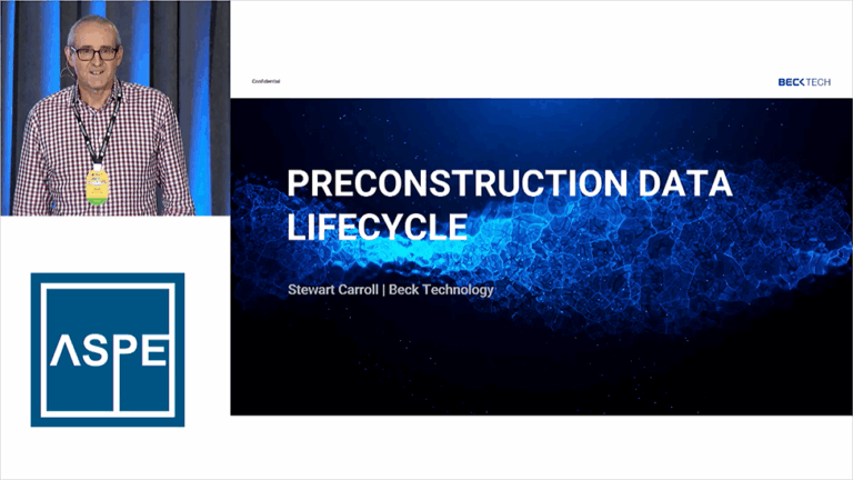Preconstruction Data Lifecycle