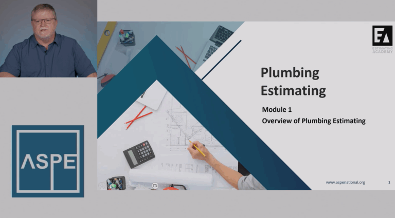 Introduction to Plumbing Estimating