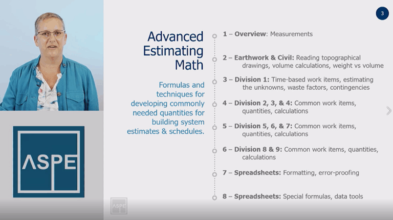 Advanced Estimating Math