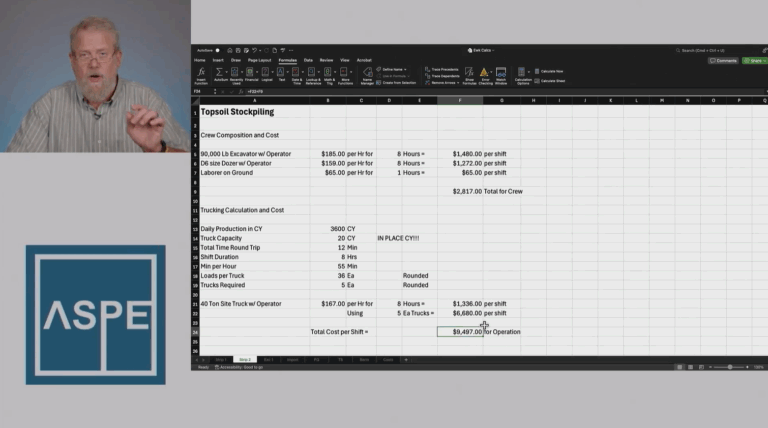 Introduction to Earthwork Estimating