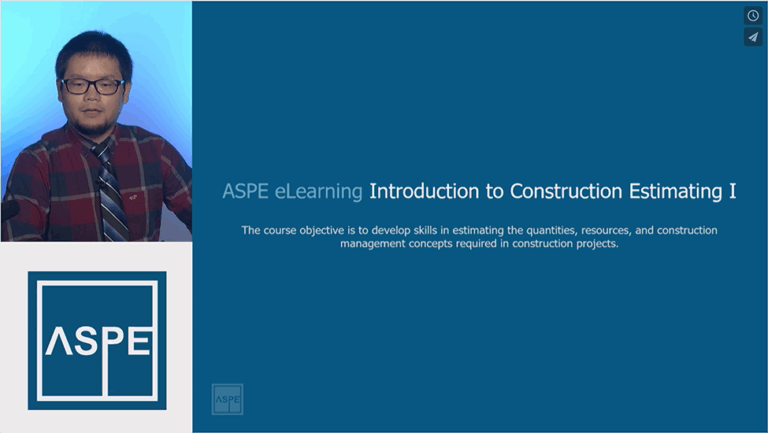 Introduction to Construction Estimating I